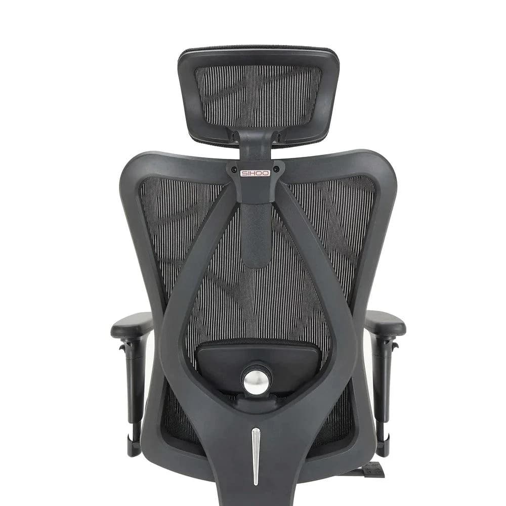 Office Chair SIHOO M57C-201-JT BLACK 3D Armrest, class 3 TUV gaslift,350mm steel base, Footrest