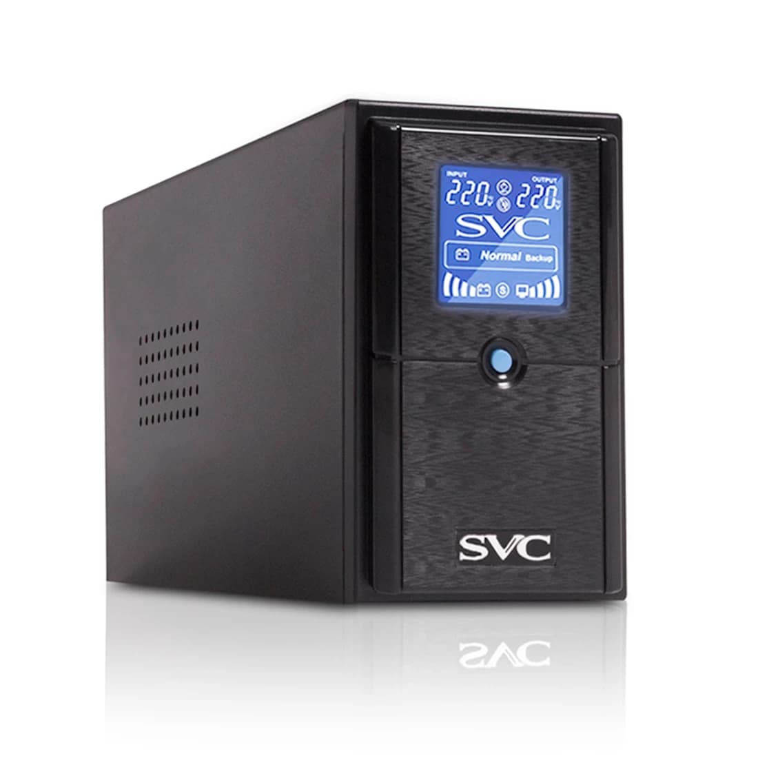 ИБП SVC V-650-L-LCD (650 ВА, 390 Вт, линейно-интерактивный) черный