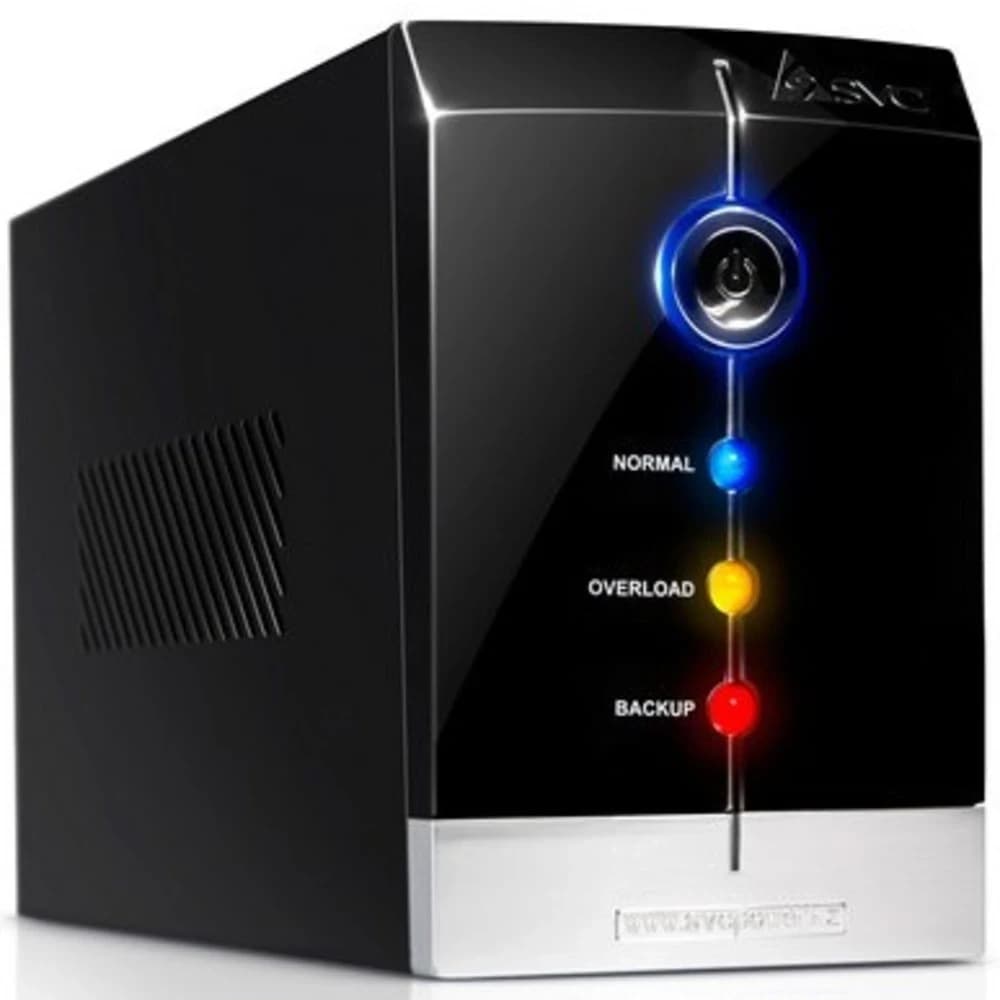 ИБП UPS SVC V-800-F, 800VA(480W), 12V/9Ah, AVR стабилизатор: 165-275V, 3 вых: 2 системных+1 для принтера (Bypass), защита тел. линии, Black