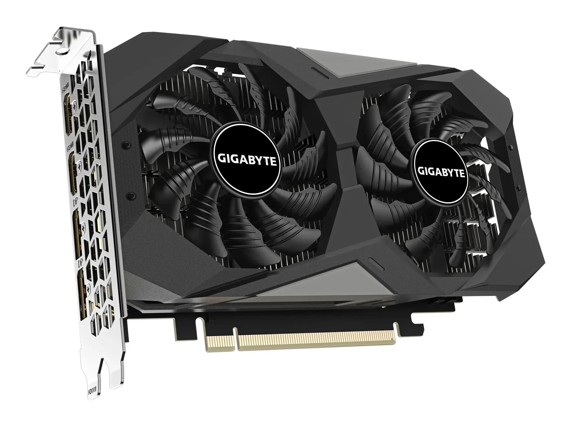 Видеокарта RTX 3050 GIGABYTE GeForce RTX 3050 WINDFORCE OC V2 6GB GDDR6, Engine clock 1477MHz, Memory clock 14000MHz, 96Bit, 2xDP, 2xHDMI [GV-N3050WF2OCV2-6GD]