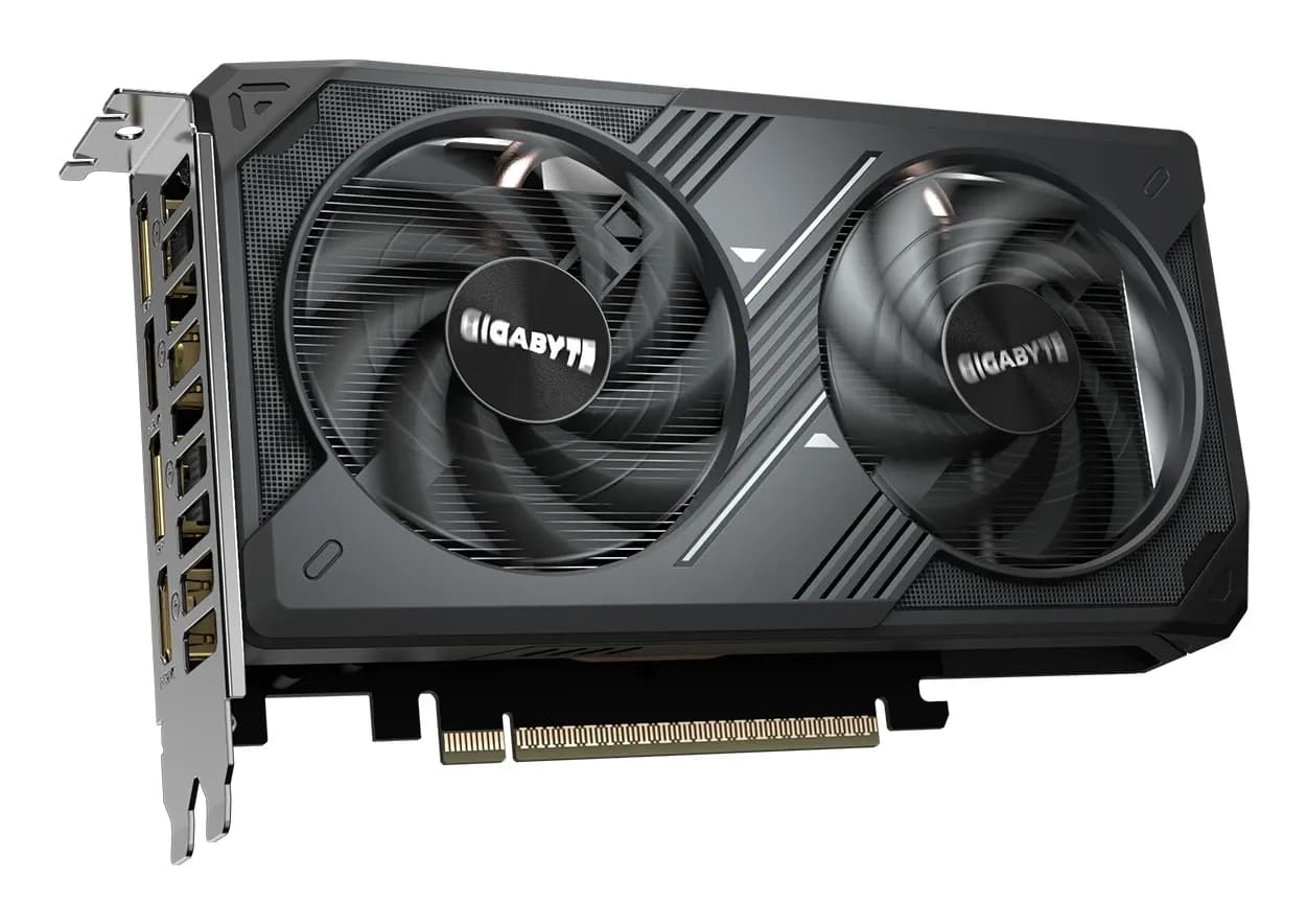 Видеокарта RTX 5050 Gigabyte GeForce RTXTM 5050 WINDFORCE OC 8GB GDDR6, Engine clock 2587MHz, Memory clock 20000MHz, 128Bit, 2xDP, 2xHDMI [GV-N5050WF2OC-8GD]