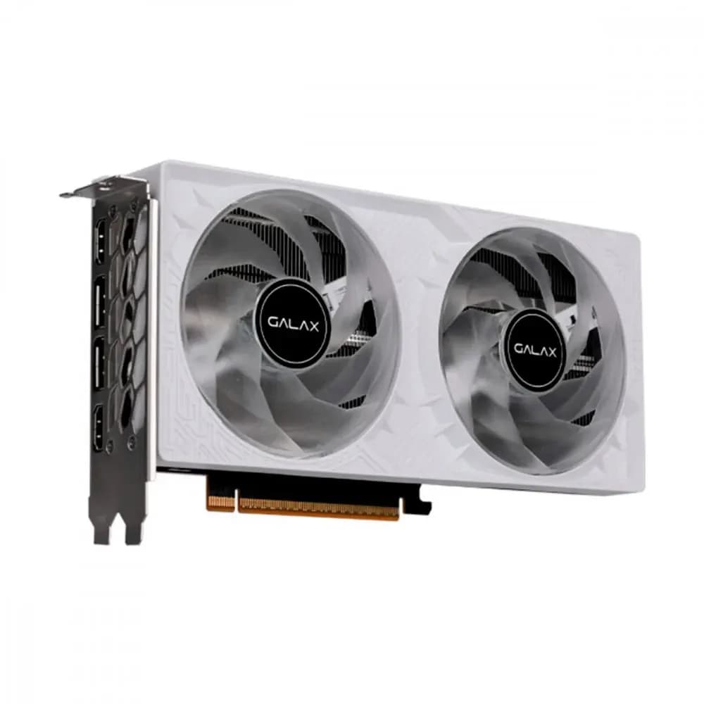 Видеокарта RTX 5050 OC GALAX GeForce RTX 5050 1-Click OC WHITE 8GB GDDR6 128bit 2602Mhz/20000Mhz DUAL Fan 2xHDMI 2xDisplayPort [55NSL8MHCZBS]
