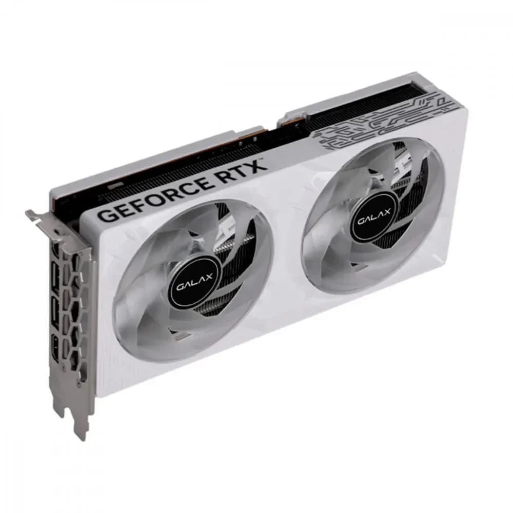 Видеокарта RTX 5050 OC GALAX GeForce RTX 5050 1-Click OC WHITE 8GB GDDR6 128bit 2602Mhz/20000Mhz DUAL Fan 2xHDMI 2xDisplayPort [55NSL8MHCZBS]
