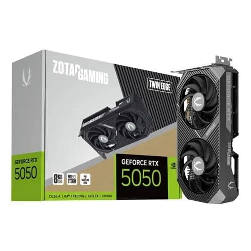 Видеокарта RTX 5050 ZOTAC GAMING GeForce RTX 5050 Twin Edge 8GB GDDR6 [ZT-B50500E-10M]