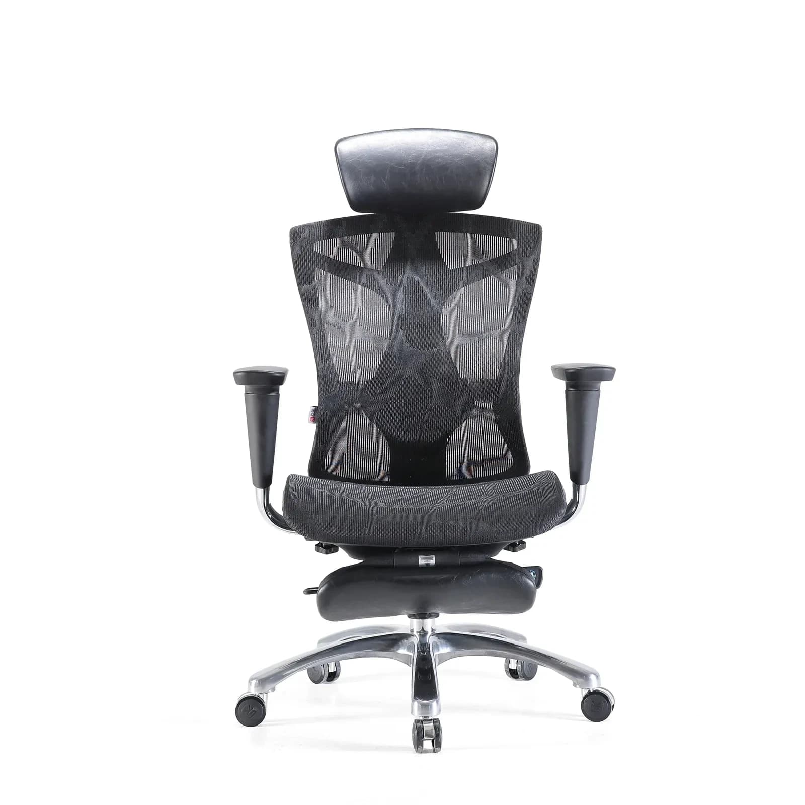Office Chair SIHOO V1-N103 BLACK 4D Armrest, class 3 TUV gaslift,350mm aluminuim base, Footrest