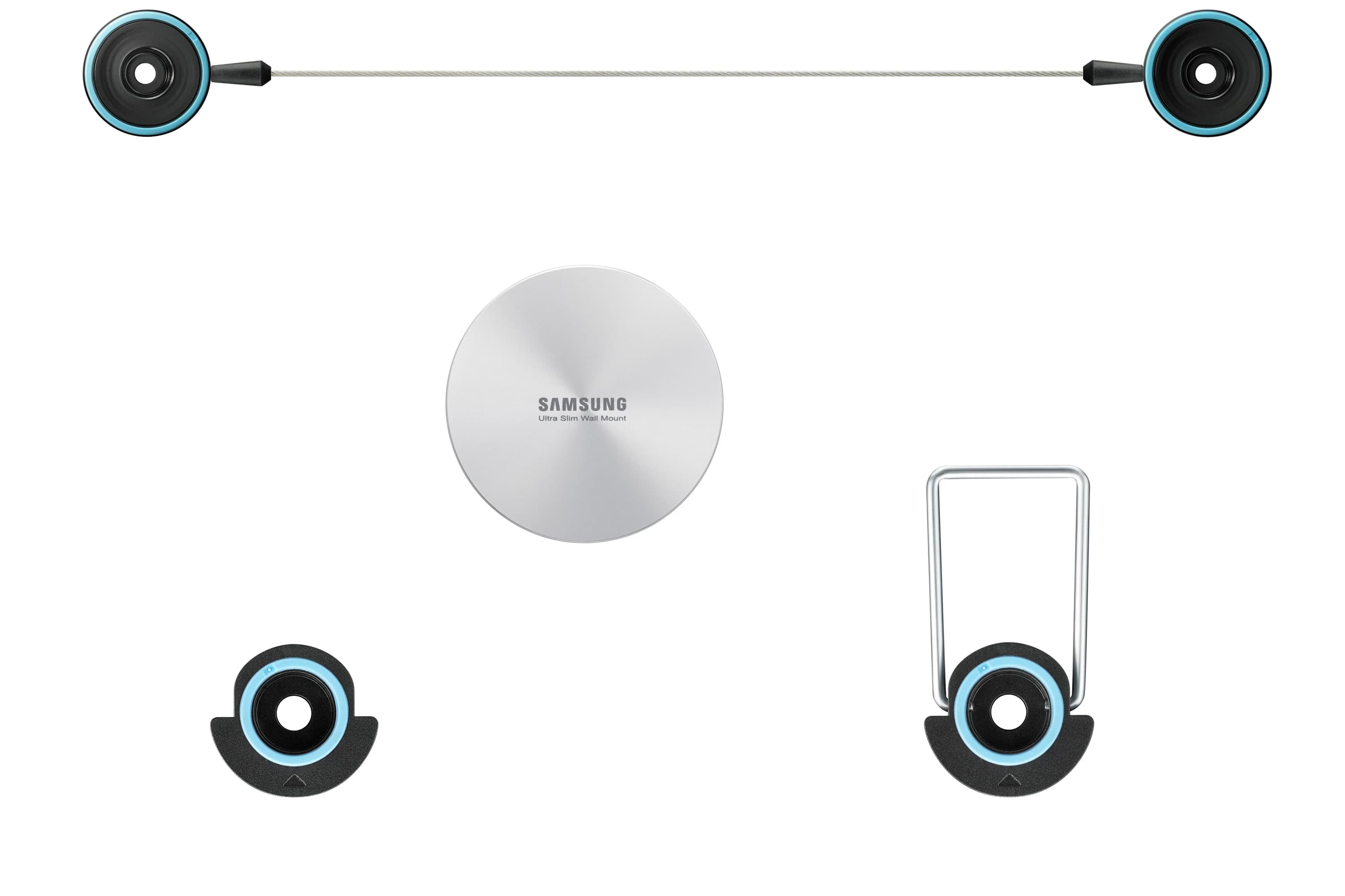 Кронштейн для монитора Samsung ULTRA SLIM WMN3000BX/RU (до 50 кг, VESA 200 x 200 мм) черный