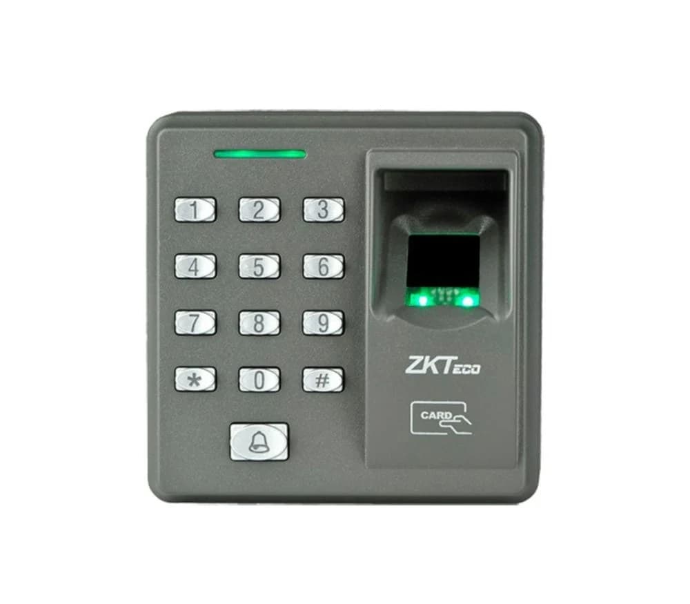 Биометрический терминал ZKTECO X7/ID Fingerprint 500,Card 500,Password 8 groups, Log N/A Communication: N/A Access Control Interface for electric lock, door sensor, alarm, exit button and door bell."