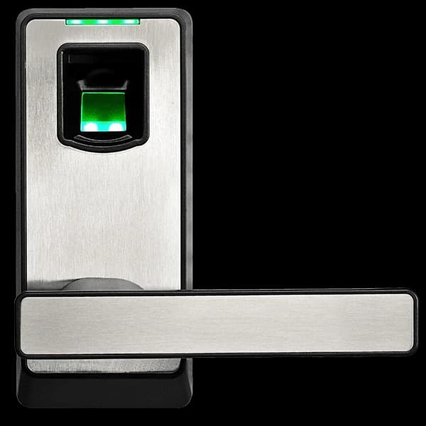 Биометрический замок ZKTECO PL10/Left Fingerprint Lock. Left "Rugged ABS Plastic Casing User Capacity: 90 Door Thickness: 30-60 mm Backset: 60 or 70 mm(adjustable) Color Option: Black optional