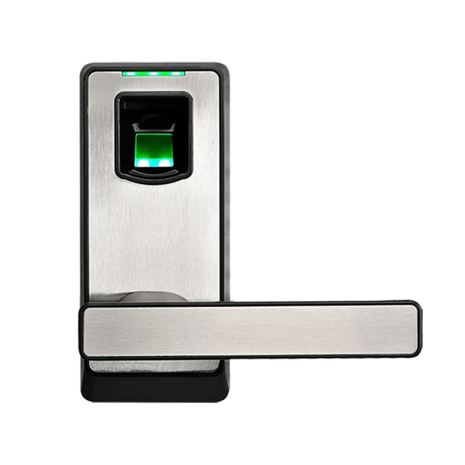 Биометрический замок ZKTECO PL10/Left Fingerprint Lock. Left "Rugged ABS Plastic Casing User Capacity: 90 Door Thickness: 30-60 mm Backset: 60 or 70 mm(adjustable) Color Option: Black optional