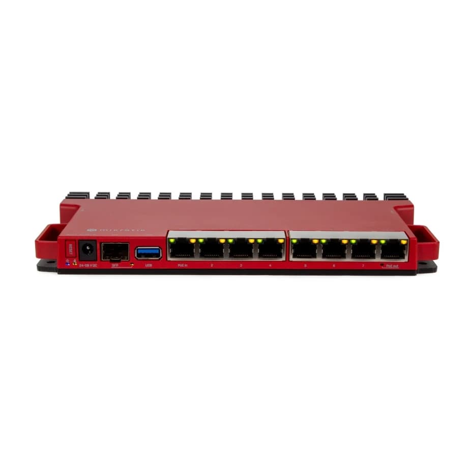 Маршрутизатор MikroTik L009UiGS-RM 7xLAN 1Gbps,1xLAN 1Gbps+PoE-out,1xSFP 2.5Gbps,PoE-in,USB 3.0,RouterOS