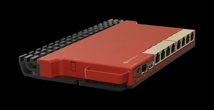 Маршрутизатор MikroTik L009UiGS-RM 7xLAN 1Gbps,1xLAN 1Gbps+PoE-out,1xSFP 2.5Gbps,PoE-in,USB 3.0,RouterOS