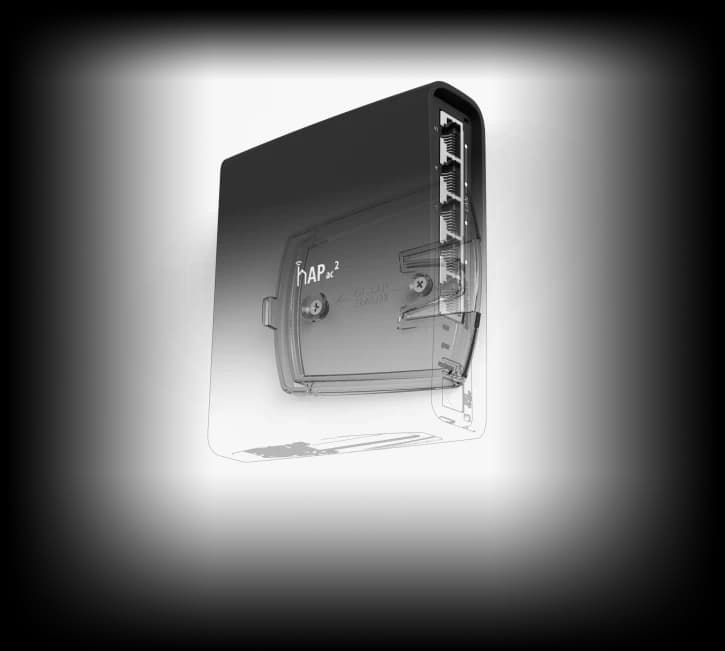 Роутер MikroTik hAP ac2 RBD52G-5HacD2HnD-TC 867Mbps/5GHz/300Mbps/2.4GHz, 5xLAN 1Gbps,Passive PoE,USB,RouterOS