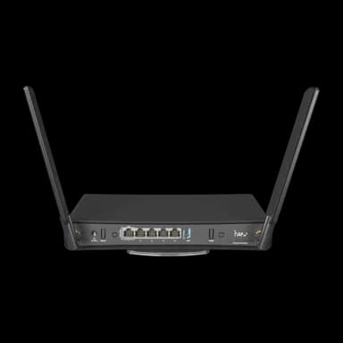 Точка доступа MikroTik hAP ax3 C53UiG+5HPaxD2HPaxD 1200Mbps/5GHz/574Mbps/2.4GHz, 4xLAN 1Gbps,1xLAN 2.5Gbps+PoE-out,Passive PoE,USB 3.0,RouterOS