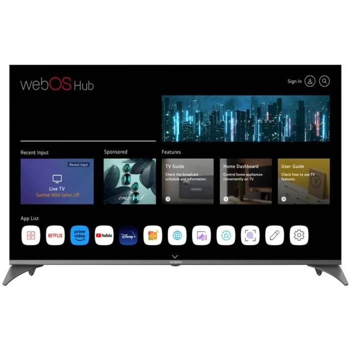 YASIN LED TV 65UD81 65" 4K UHD 3840x2160