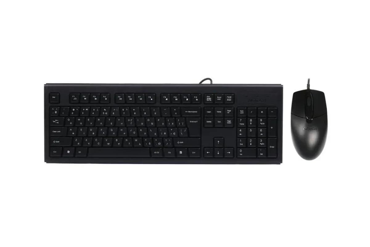 A4TECH KR-8372 (KR-83+OP-720) KEYBOARD+MOUSE SET USB BLACK US+RUSSIAN