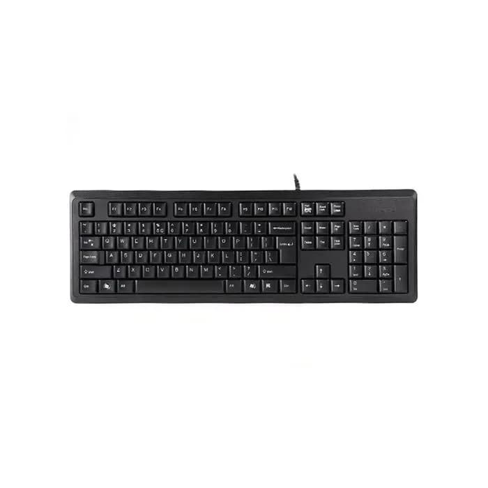 Клавиатура A4Tech KR-92, чёрная, EN/RU