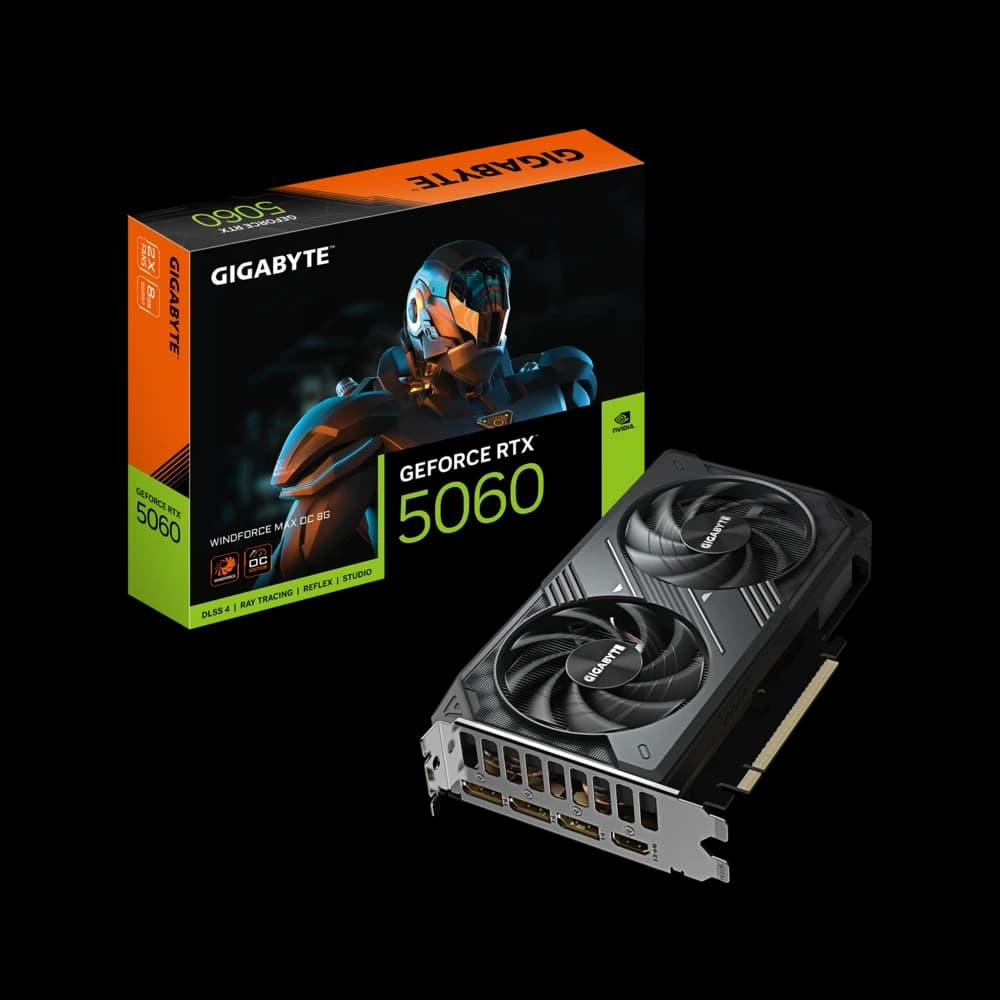 GEFORCE RTX5060 OC 8GB GDDR7 128bit 2512Mhz 3xDP HDMI GIGABYTE GV-N5060WF2MAX OC-8GD