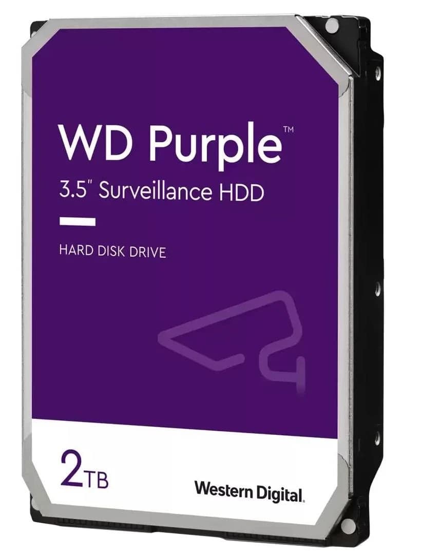 WD 2TB 5400rpm 256MB WD22PURZ PURPLE SURVEILLANCE SATA3