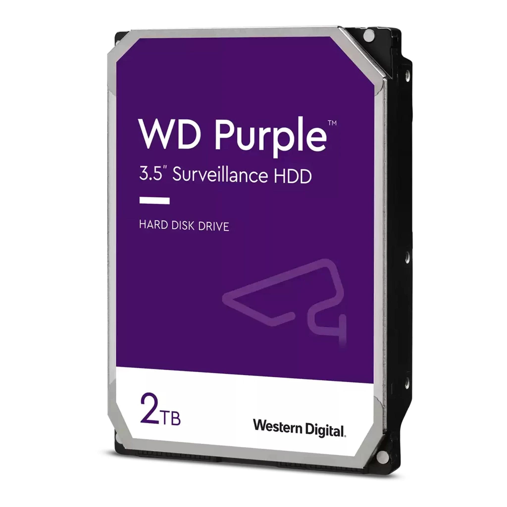 WD 2TB 5400rpm 256MB WD22PURZ PURPLE SURVEILLANCE SATA3
