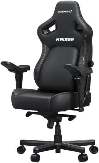 Gaming Chair AD12YDDC-XLL-20-B-PV/C AndaSeat Kaiser 4 XL BLACK 5D Armrest 65mm wheels PVC Leather