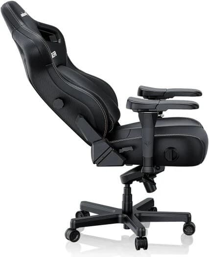 Gaming Chair AD12YDDC-XLL-20-B-PV/C AndaSeat Kaiser 4 XL BLACK 5D Armrest 65mm wheels PVC Leather
