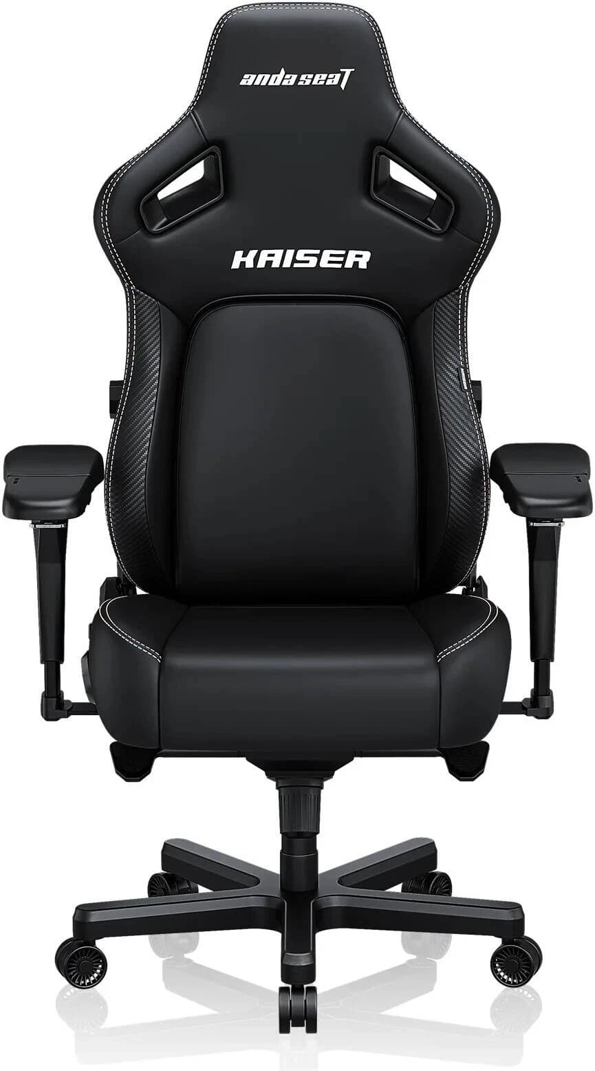 Gaming Chair AD12YDDC-XLL-20-B-PV/C AndaSeat Kaiser 4 XL BLACK 5D Armrest 65mm wheels PVC Leather
