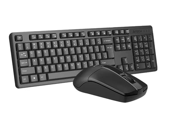 A4TECH 3330N (GK-3+G3-330N) V-TRACK WIRELESS KEYBOARD+MOUSE SET USB BLACK US+RUSSIAN