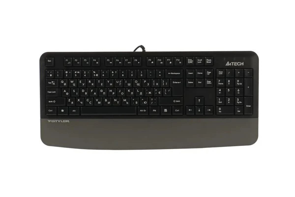 Клавиатура A4Tech Fstyler FK20, чёрная, EN/RU