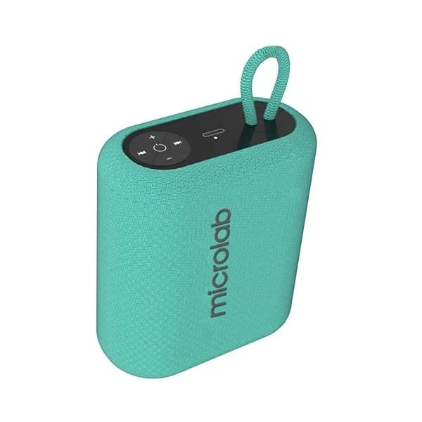 Microlab Portable Speakers BP21 GREEN 5W LED, BT,1300mAH, microSD, 3.5mm Line in, USB, Type-C Power