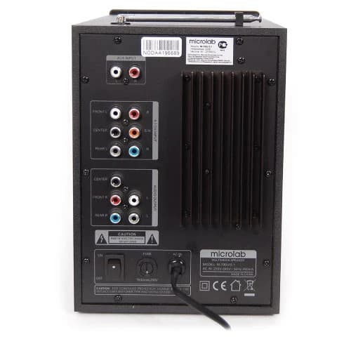Microlab Subwoofer M-700BT 2.1 BLACK 46W(14W*2+18W) Bluetooth 5.0