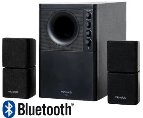 Колонки Microlab X2BT (2.1, 46 Вт, Bluetooth) чёрный