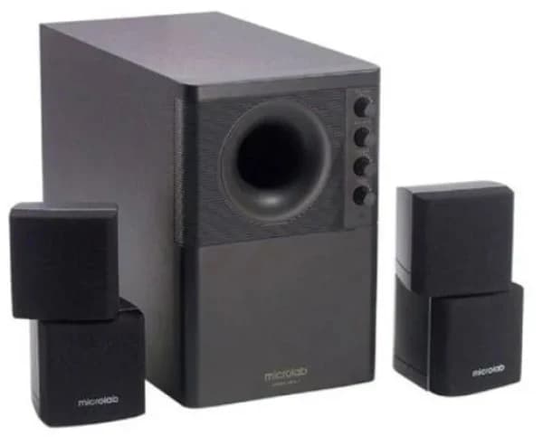 Microlab Subwoofer X2BT 2.1 BLACK 46W(13W*2 + 20W), Bluetooth 5.0