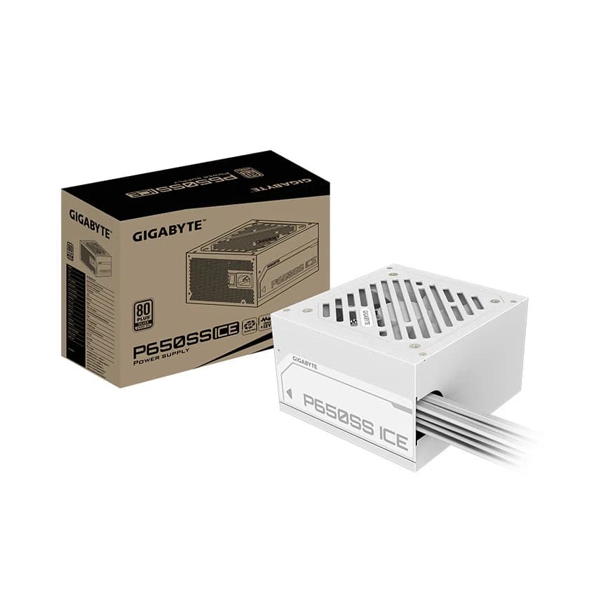 Power Unit GIGABYTE GP-P650SS ICE 650W 80 PLUS SILVER certified 155-240V ATX WHITE