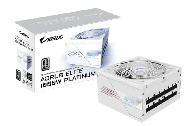 Power Unit GIGABYTE GP-AE1000PM PG5 ICE 1000W 80 PLUS PLAT. certified 100-240V/ATX WHITE