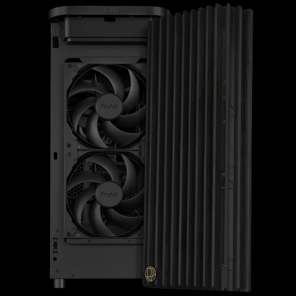 ASUS ATX PROART PA401 WOOD EDITION ARGB 2x160mm, 1x120mm PWM FAN 2xUSB3.2 1xUSB Type-C