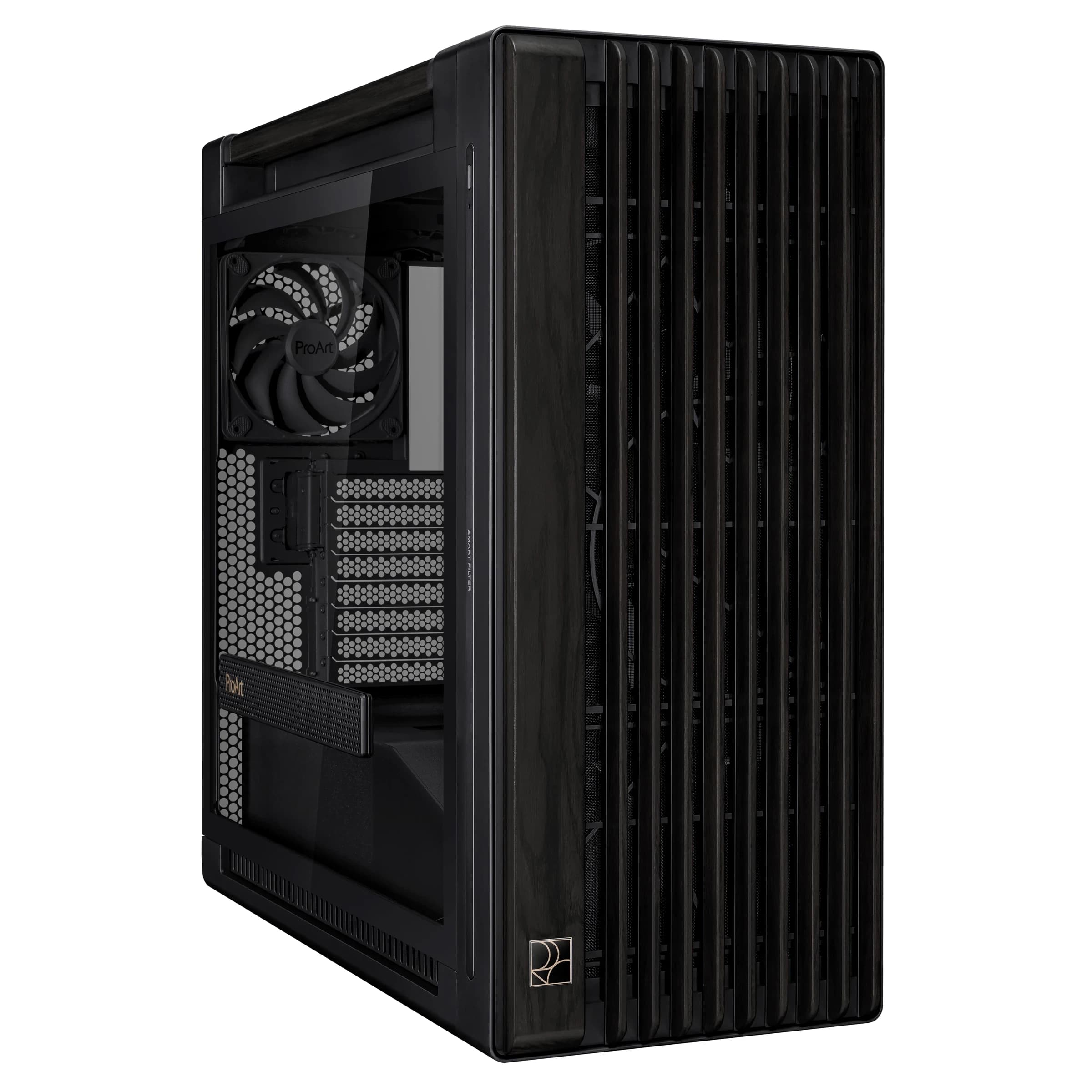 ASUS EATX PROART PA602 WOOD EDITION ARGB 2x200mm, 1x140mm PWM FAN 2xUSB3.2 1xUSB Type-C