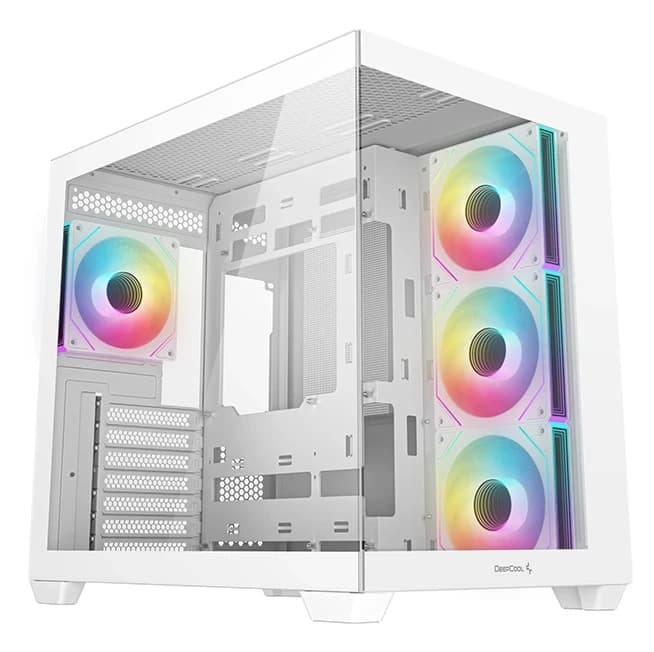DEEPCOOL ATX CG530 4F WH WHITE w/o PSU USB3.0×2、USB2.0×1 Front