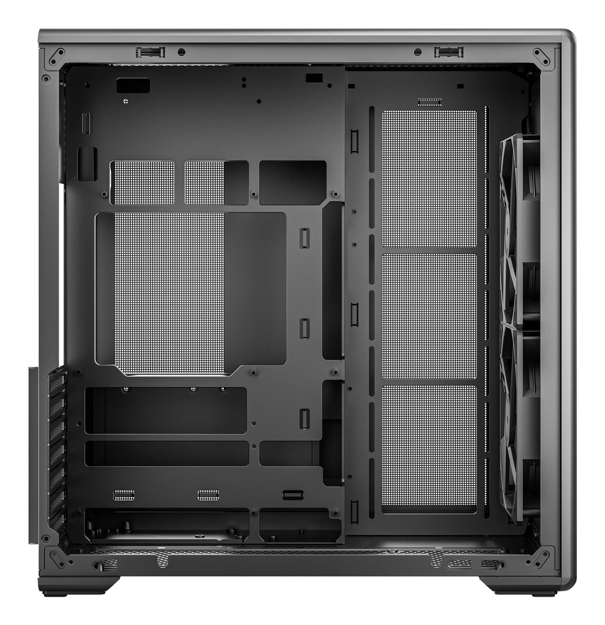 DEEPCOOL ATX CG590 MESH 2F w/o PSU USB3.0×2 Front , Type-C + 2 fans