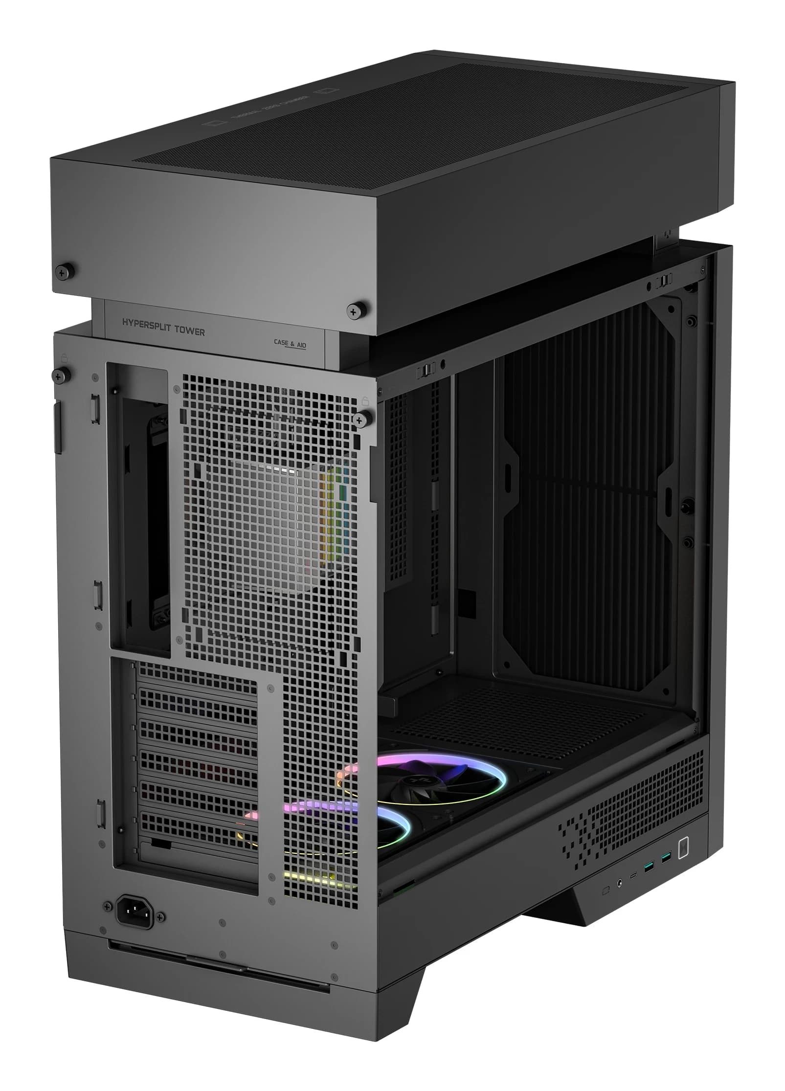 DEEPCOOL ATX CL6600 w/o PSU 2*USB 3.0 + 2xARGB 120mm fan + 360mm Liquid Cooler