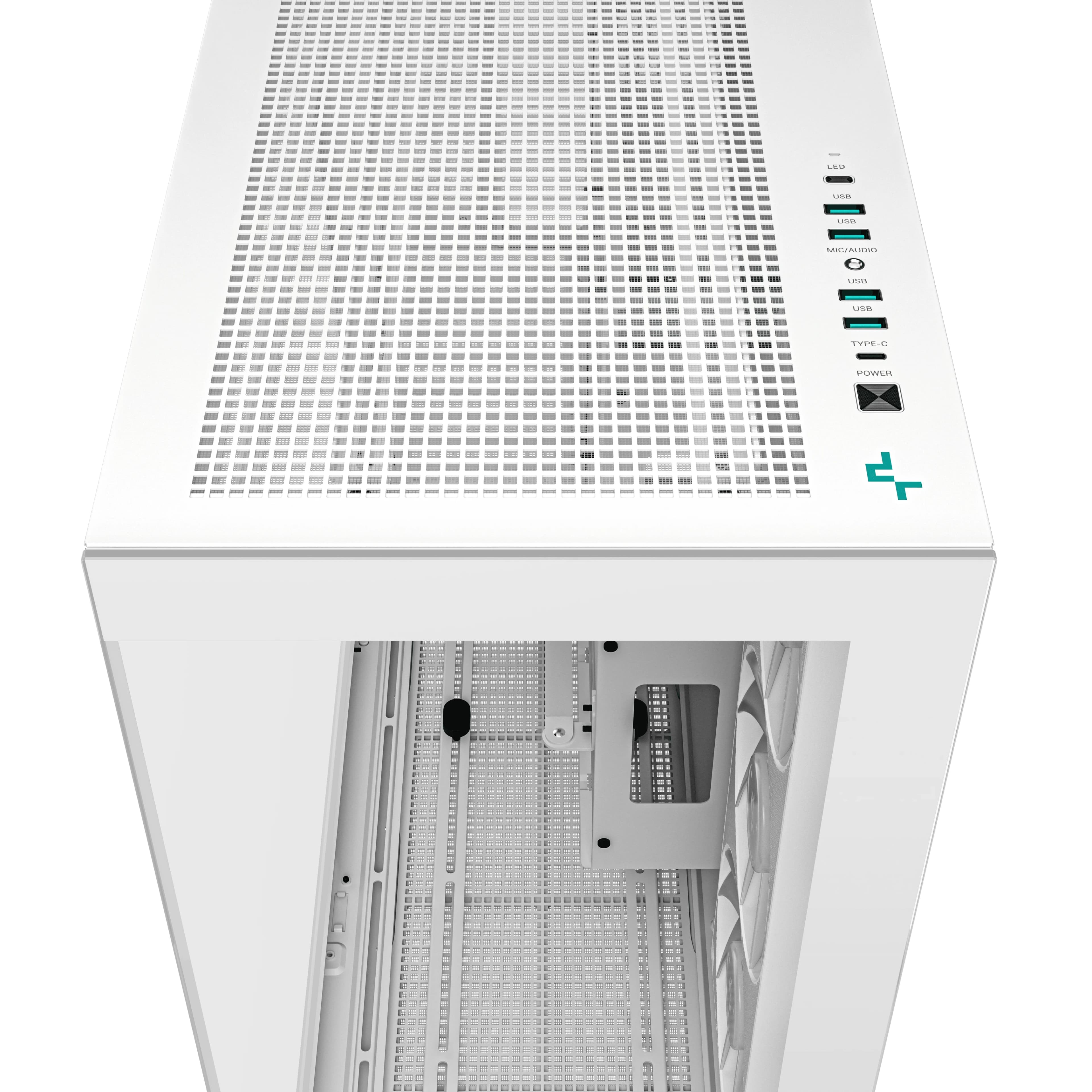 DEEPCOOL EATX CH780 WH WHITE w/o PSU USB3.0×2 Type-C*1 ARGB 3*140mm FAN (360mm)