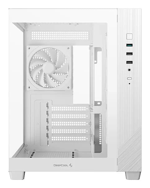 DEEPCOOL MATX CG330 3F WH WHITE w/o PSU USB3.0×2 Front + 3×120mm ARGB FANS