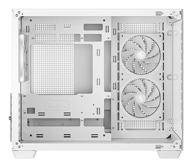 DEEPCOOL MATX CG330 3F WH WHITE w/o PSU USB3.0×2 Front + 3×120mm ARGB FANS