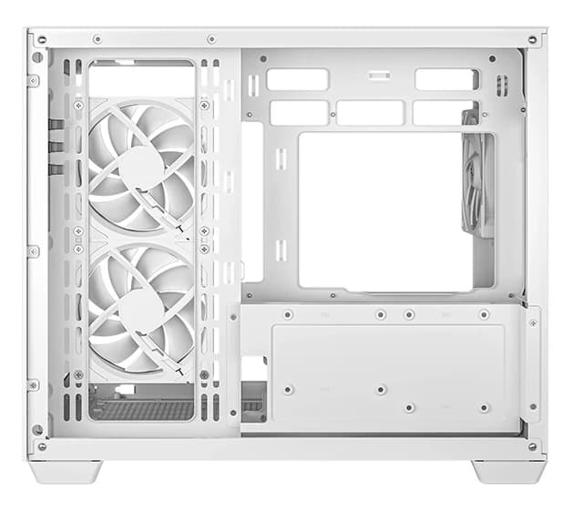 DEEPCOOL MATX CG330 3F WH WHITE w/o PSU USB3.0×2 Front + 3×120mm ARGB FANS