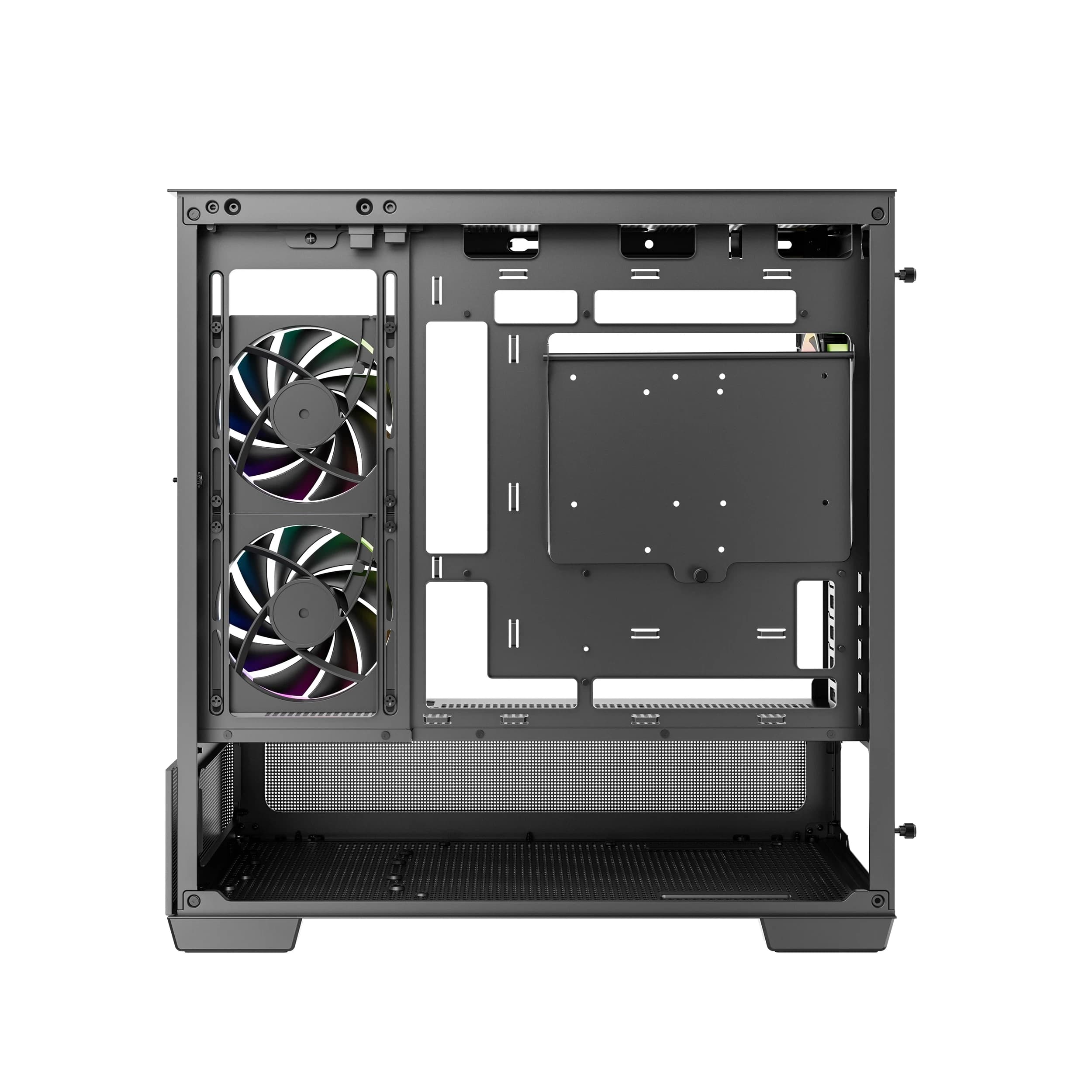 DEEPCOOL MATX CG380U 3F w/o PSU USB3.0×2 Front , Type-C + 120mm*3 ARGB fans