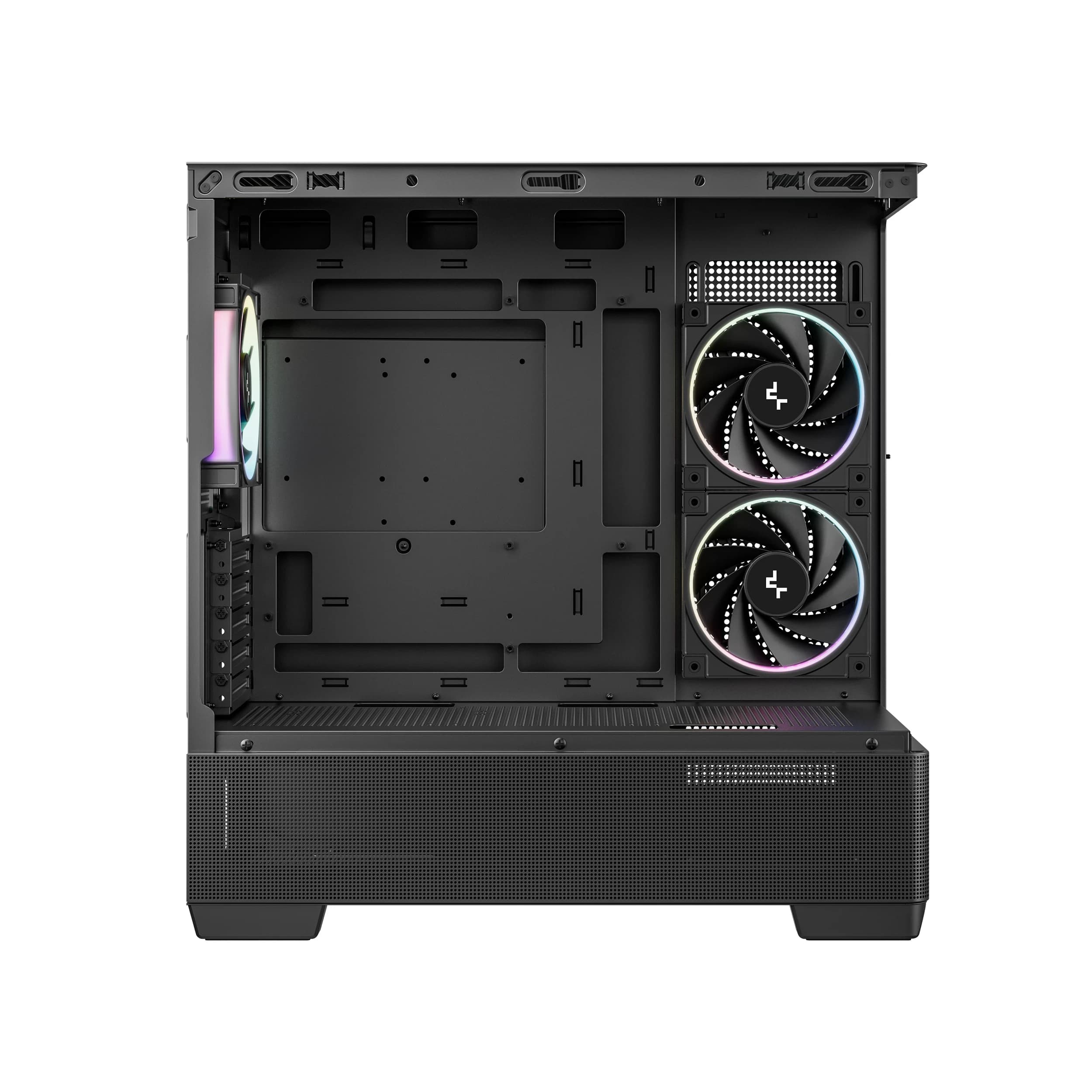 DEEPCOOL MATX CG380U 3F w/o PSU USB3.0×2 Front , Type-C + 120mm*3 ARGB fans