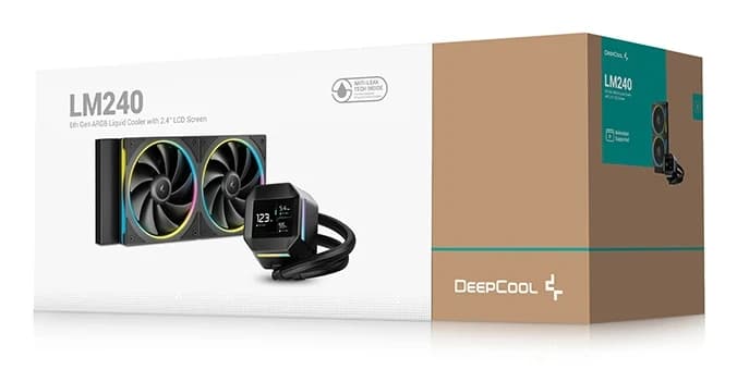 DEEPCOOL LM240 ARGB 120*2 FL12 SE FAN, 2.4" IPS DISPLAY, LGA20xx/1700/1200/115*/AMD