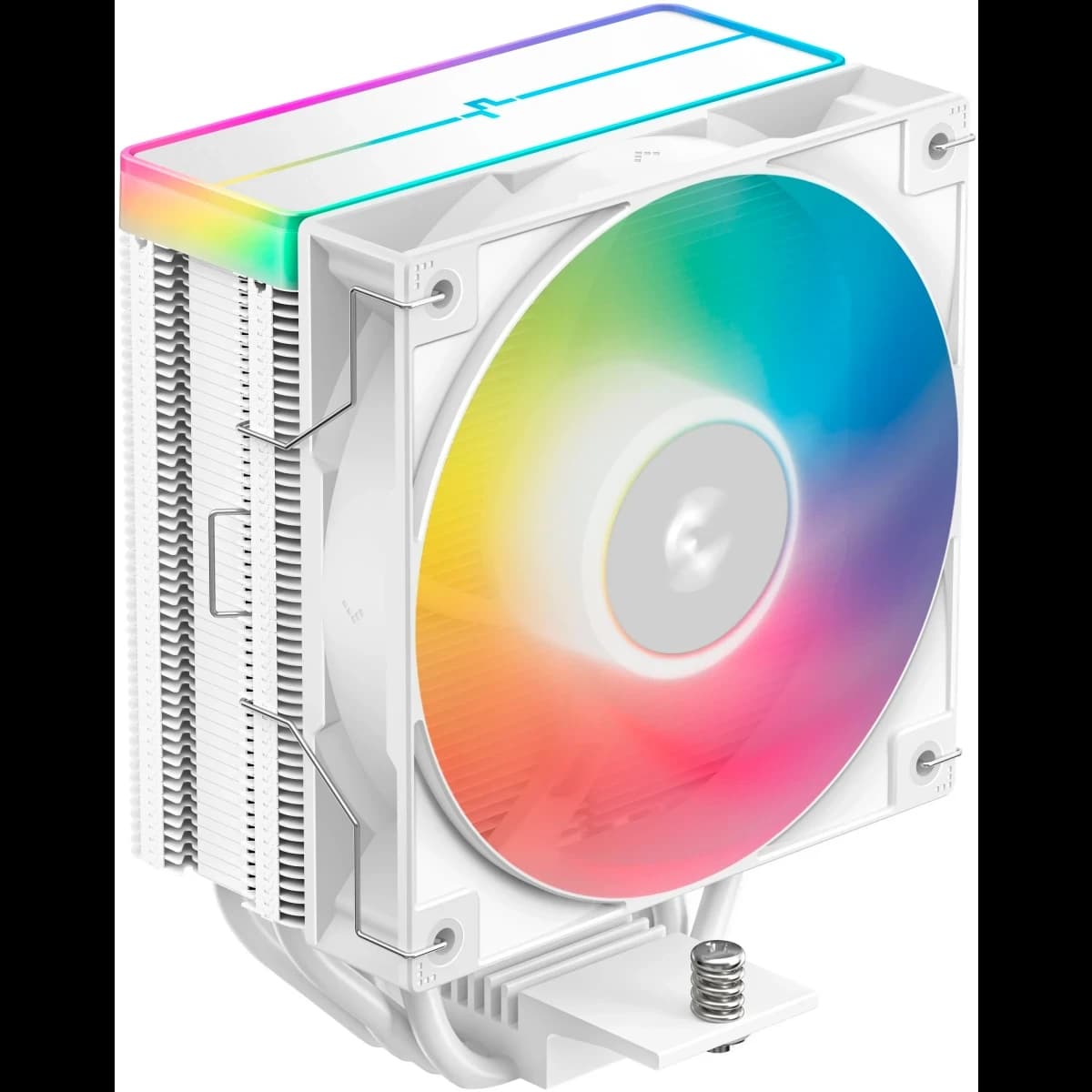 CPU cooler DEEPCOOL AG400 V2 WH ARGB LGA115*/1700/1200/AMD 120mm PWM fan,300-1850rpm,4HP