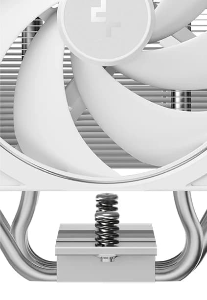 CPU cooler DEEPCOOL AG500 G2 WH ARGB WHITE LGA1700/1851/AMD 120mm PWM fan,300-1950rpm,5HP