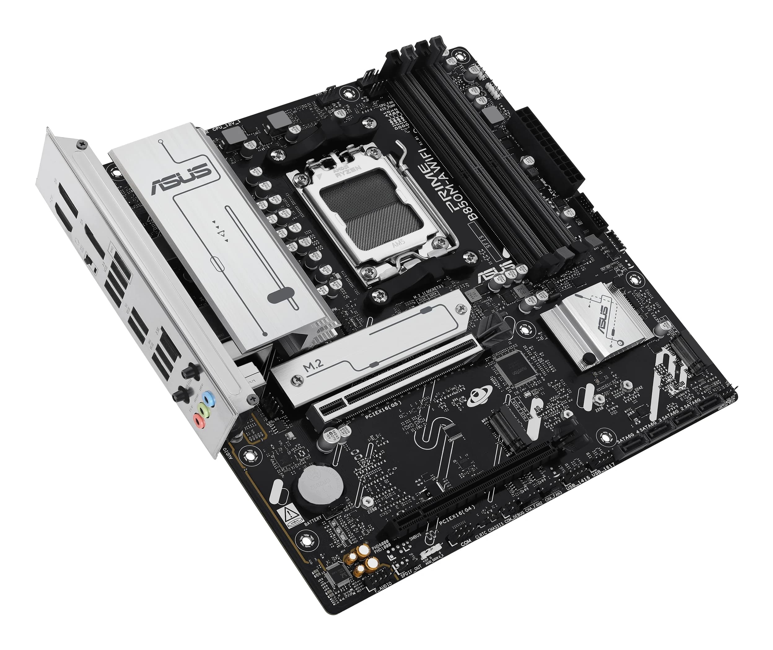 MB AM5 ASUS PRIME B850M-A WIFI,4xDDR5,15xUSB,mATX,3xM.2,4xSATA3,3PCIe16x,2DP HDMI