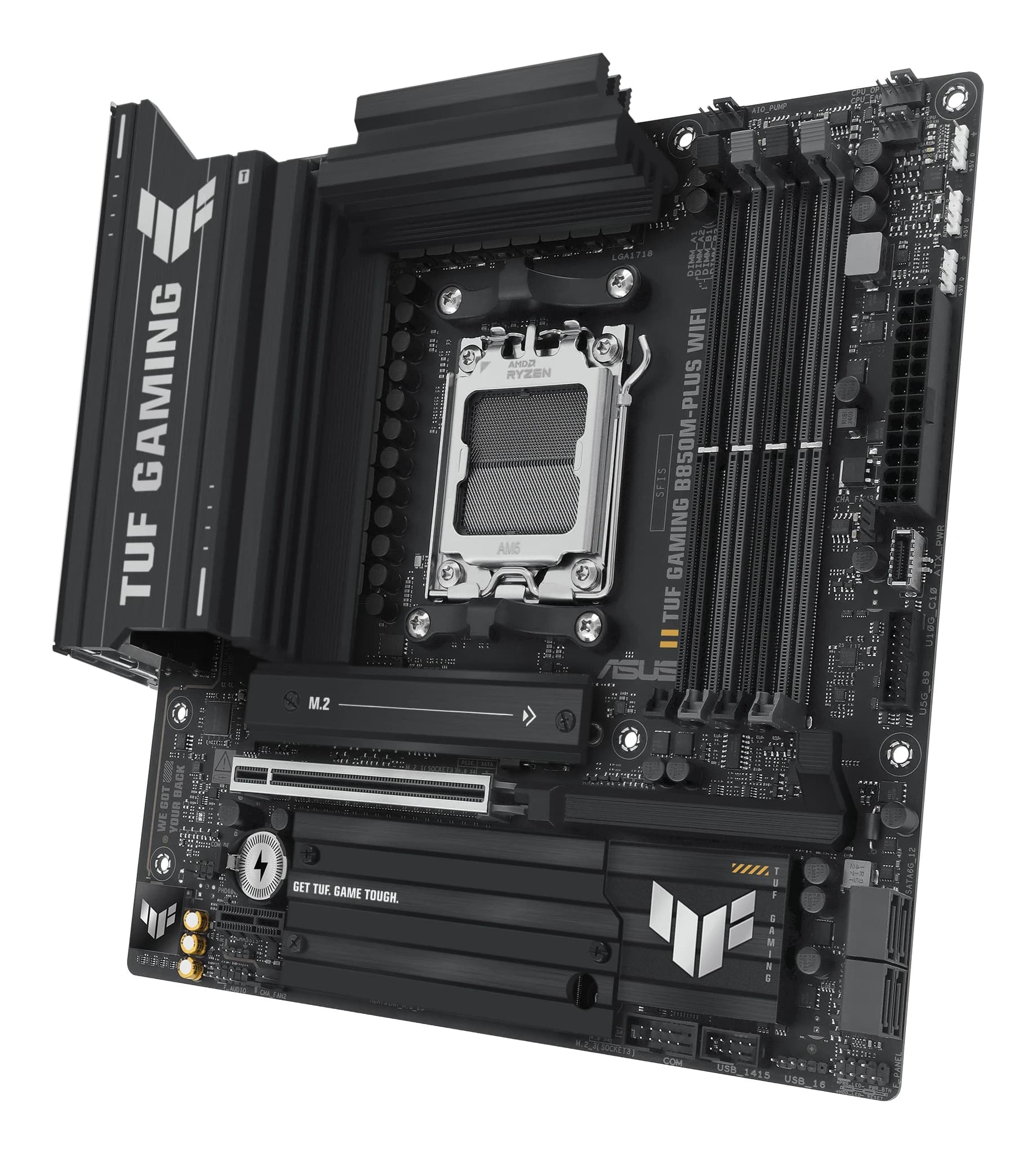 MB AM5 ASUS TUF GAMING B850M-PLUS,4xDDR5,12xUSB,mATX,3xM.2,2PCIe16x, PCIe1x DP HDMI